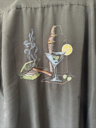 Luau men button shirt xl - up,