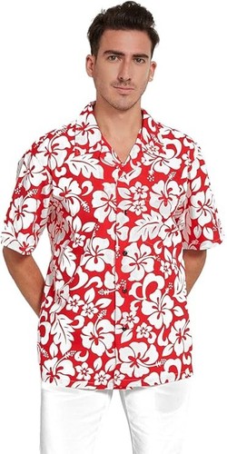 Hawaiian luau men - hawaiian, shirt