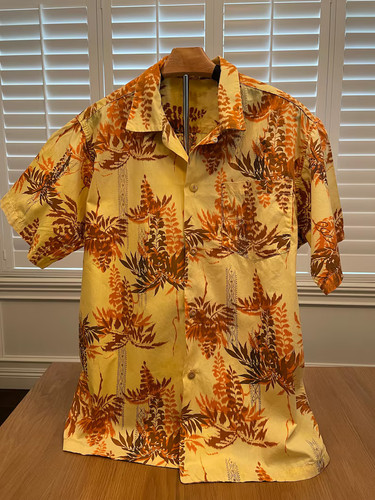 Vintage hawaiian tiki shirt - tiki,