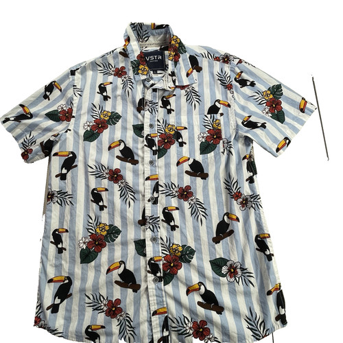 Vstr hawaiian shirt mens - vstr, large