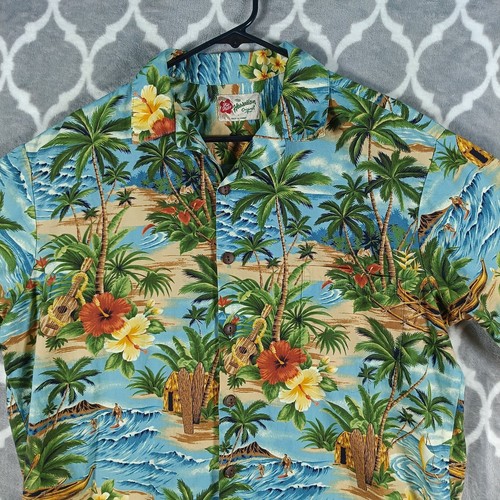 Hilo hattie hawaiian shirt men - hawaiian,