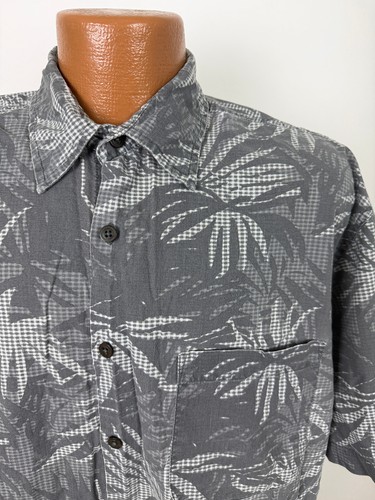 Vintage 90s hawaiian shirt men - 90s,