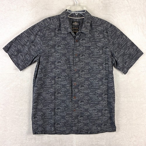 Quiksilver shirt mens gray - shirt, m