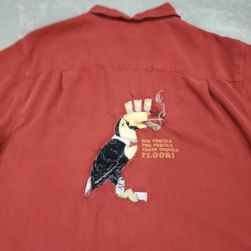 Luau shirt mens large red - luau,